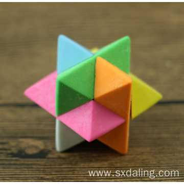 Diamond Shape Puzzle Cube Assemble Eraser